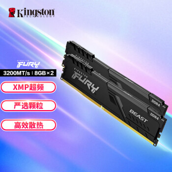 金士顿(Kingston)FURY16GB(8G×2)套装D